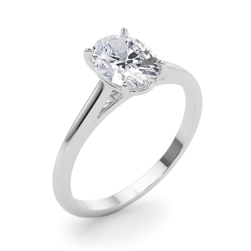 Solitaire Oval Engagement Ring (85193)