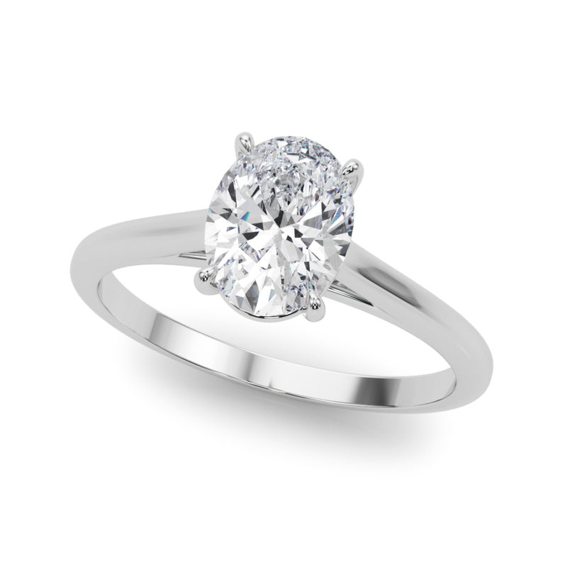 Solitaire Oval Engagement Ring (85193)