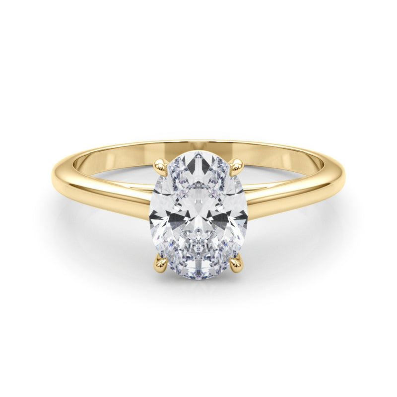 Solitaire Oval Engagement Ring (85193)