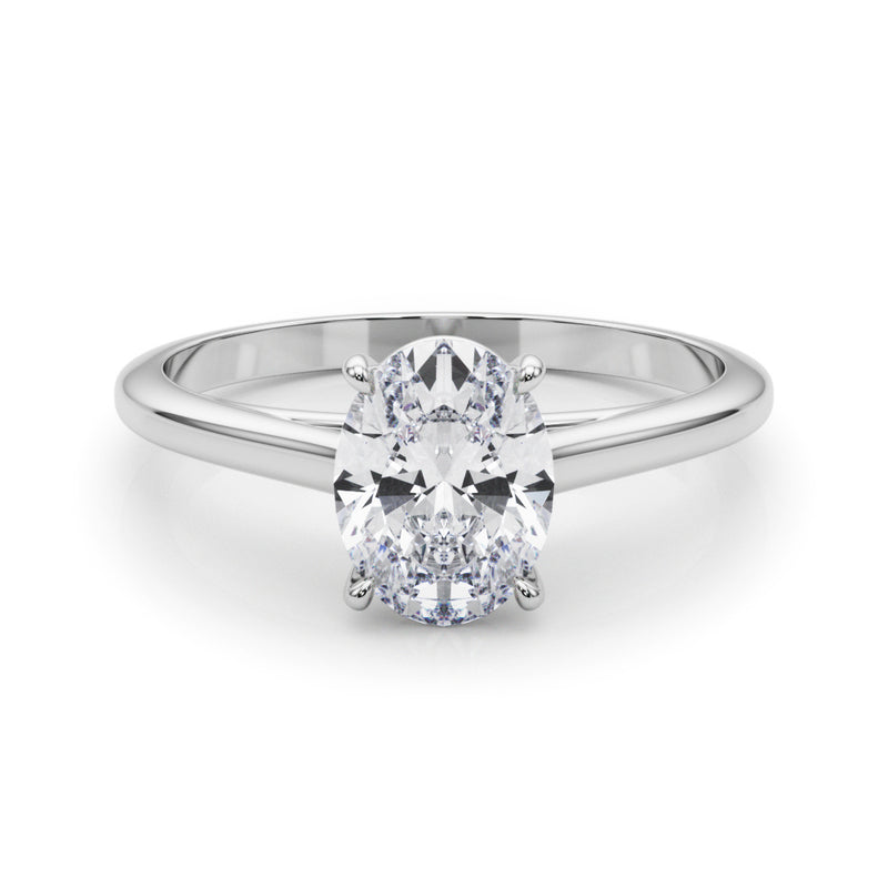Solitaire Oval Engagement Ring (85193)