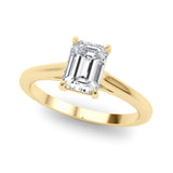 Solitaire Emerald Cut Engagement Ring (85194)