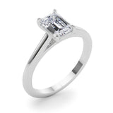 Solitaire Emerald Cut Engagement Ring (85194)
