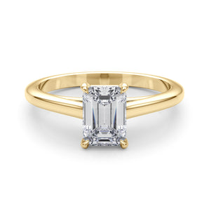 Solitaire Emerald Cut Engagement Ring (85194)