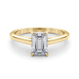 Solitaire Emerald Cut Engagement Ring (85194)