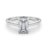 Solitaire Emerald Cut Engagement Ring (85194)