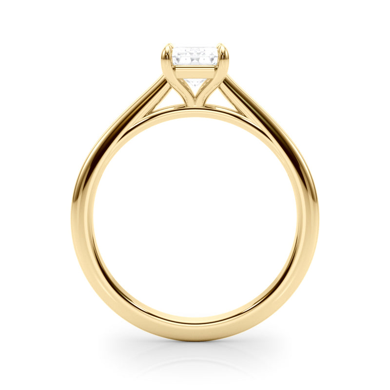 Solitaire Emerald Cut Engagement Ring (85194)
