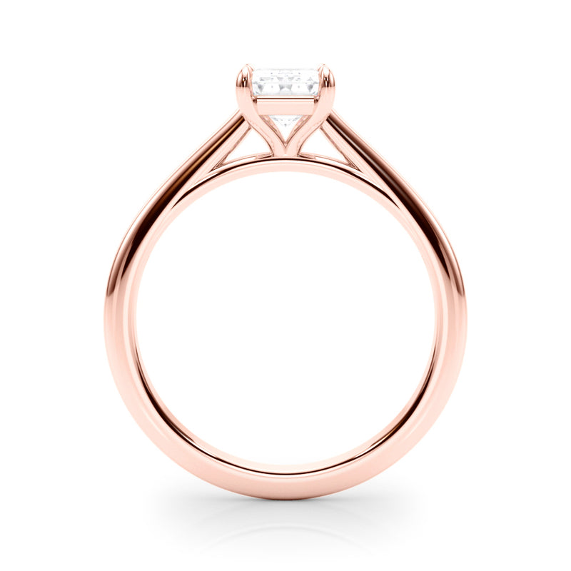 Solitaire Emerald Cut Engagement Ring (85194)