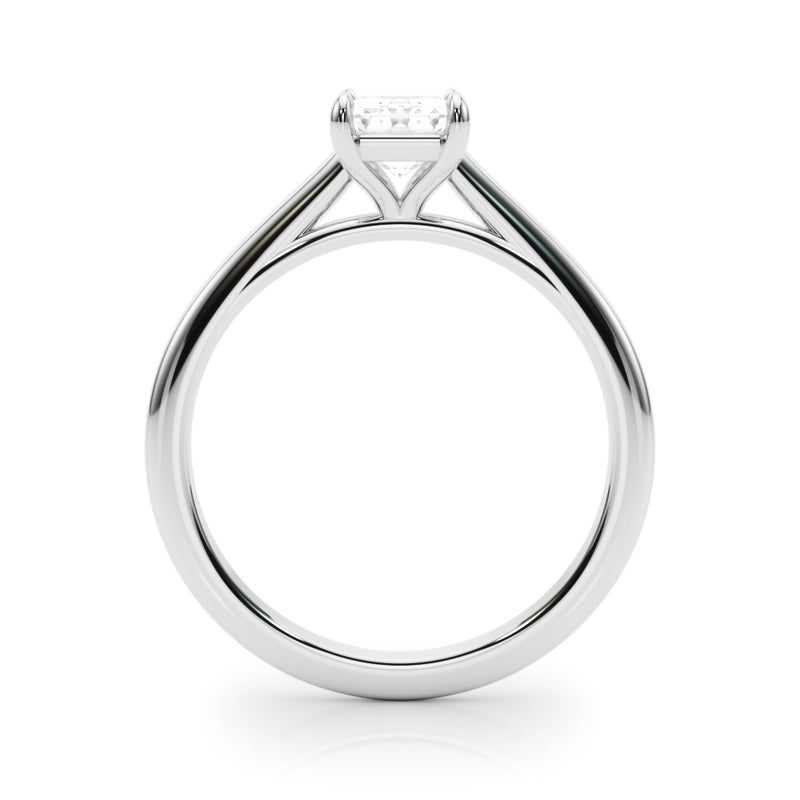 Solitaire Emerald Cut Engagement Ring (85194)