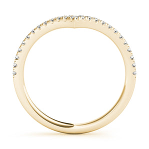 Chevron Diamond Band - alt view