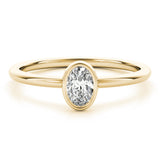 Oval Solitaire Stackable - alt view