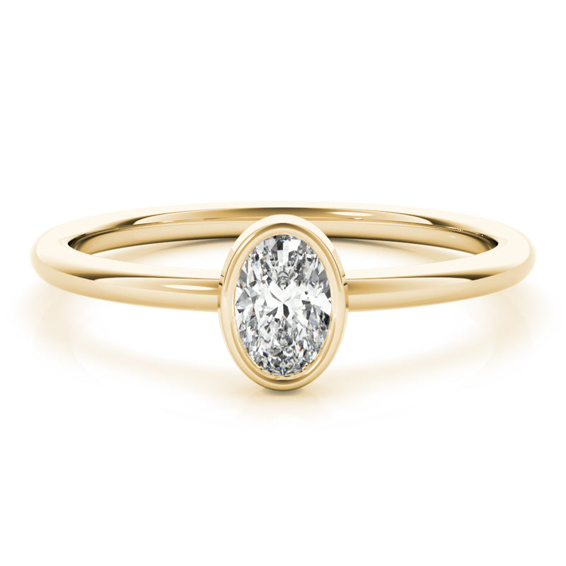 Oval Solitaire Stackable - alt view