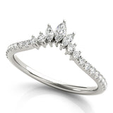 Fashion Ring Marquise And Round