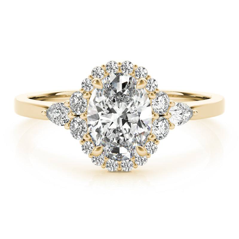 Oval Engagement Ring (85247)