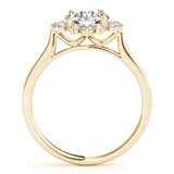 For Round Center Engagement Ring - alt view