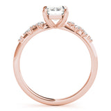 Emerald Cut Center Engagement Ring (85257)
