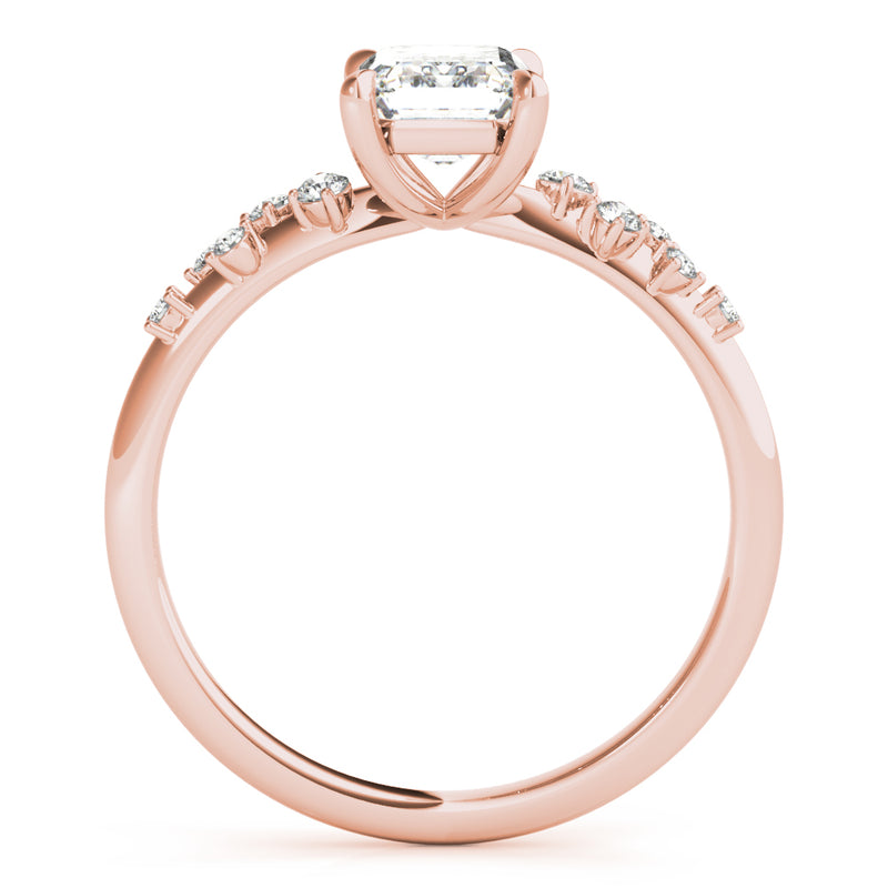 Emerald Cut Center Engagement Ring (85257)