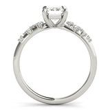 Emerald Cut Center Engagement Ring (85257)