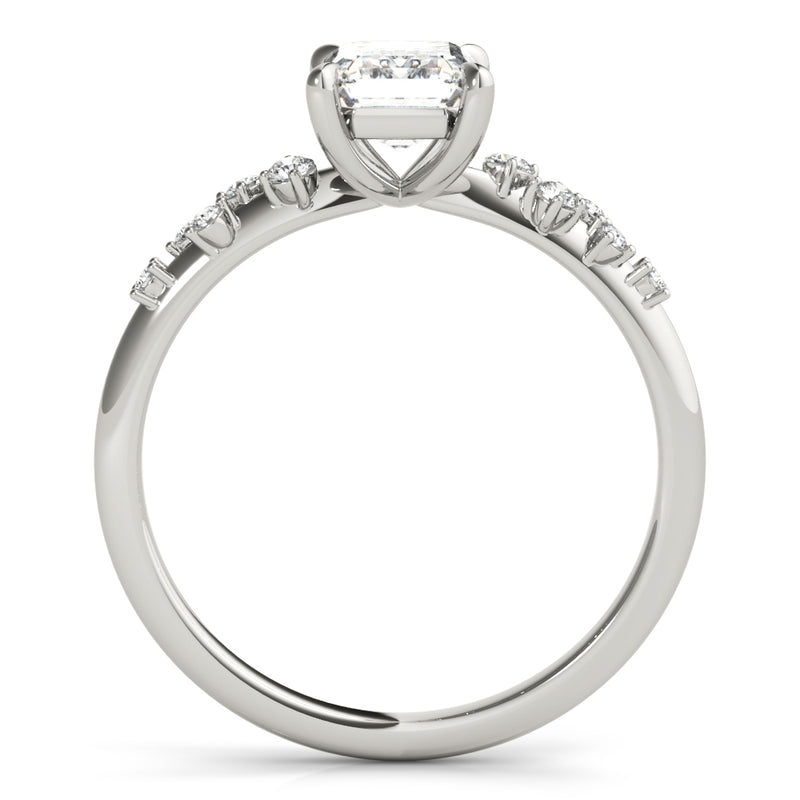 Emerald Cut Center Engagement Ring (85257)