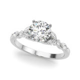 Marquise & Engagement Ring (Round Center)