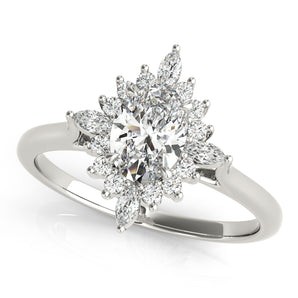 Oval Fashion Ring Engagement Ring