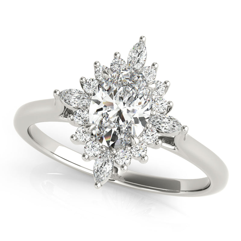 Oval Fashion Ring Engagement Ring