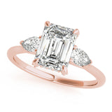 Emerald Cut Center Engagement Ring (85279)