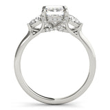 Emerald Cut Center Engagement Ring (85279)