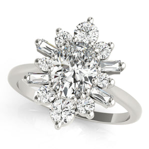 Oval Fashion Ring Engagement Ring