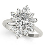 Oval Fashion Ring Engagement Ring