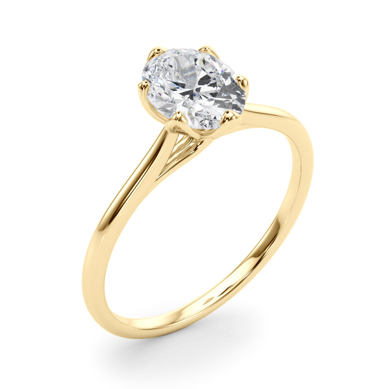 Solitaire Oval Engagement Ring (85305)