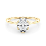Solitaire Oval Engagement Ring (85305)