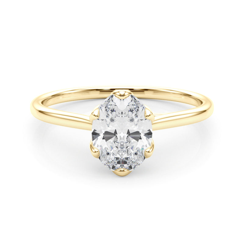 Solitaire Oval Engagement Ring (85305)