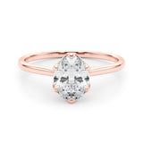 Solitaire Oval Engagement Ring (85305)