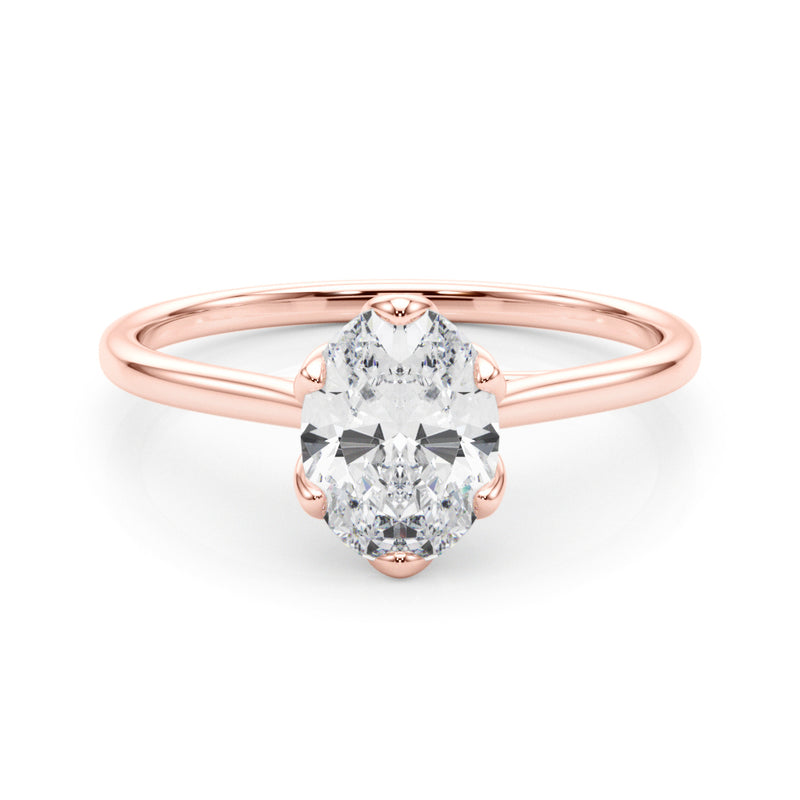 Solitaire Oval Engagement Ring (85305)