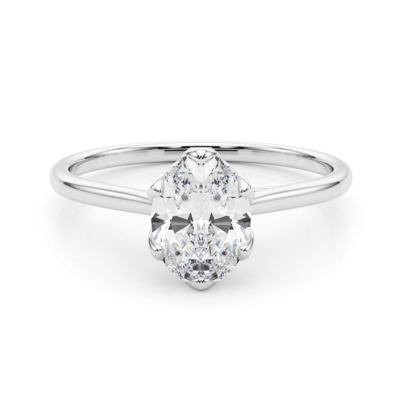 Solitaire Oval Engagement Ring (85305)