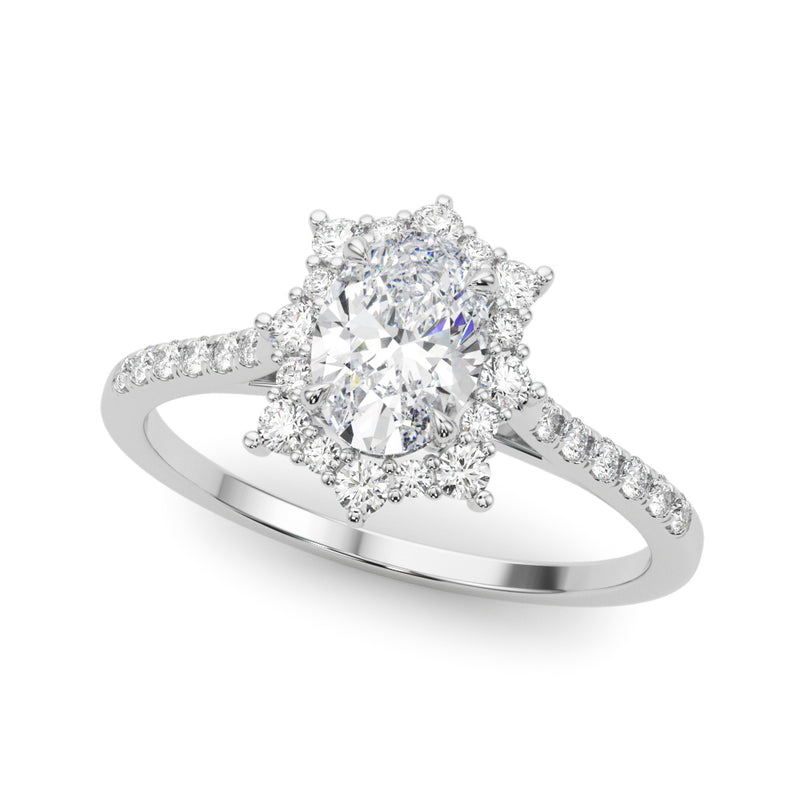 Oval Fashion Ring Engagement Ring