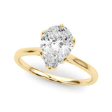 Solitaire Pear Shape Engagement Ring (85309)