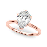 Solitaire Pear Shape Engagement Ring (85309)