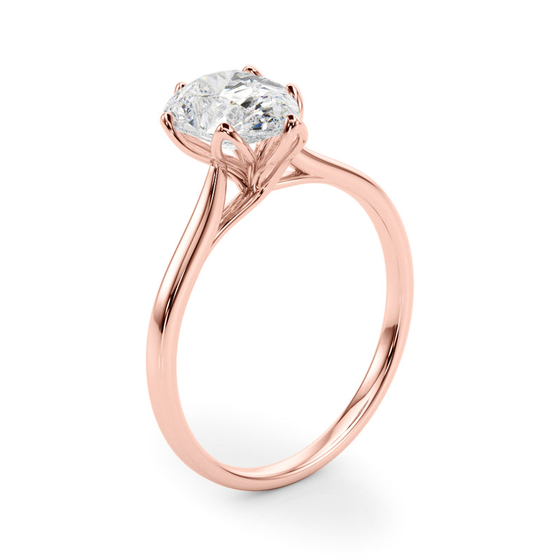 Solitaire Pear Shape Engagement Ring (85309)