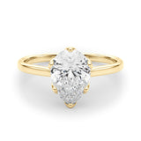 Solitaire Pear Shape Engagement Ring (85309)