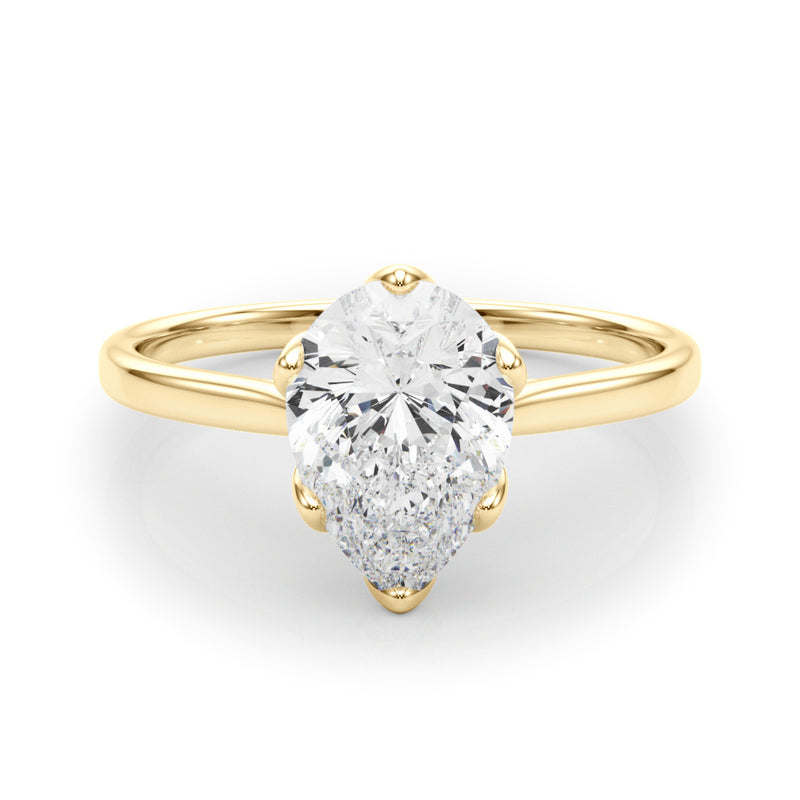 Solitaire Pear Shape Engagement Ring (85309)