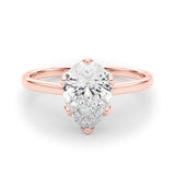 Solitaire Pear Shape Engagement Ring (85309)