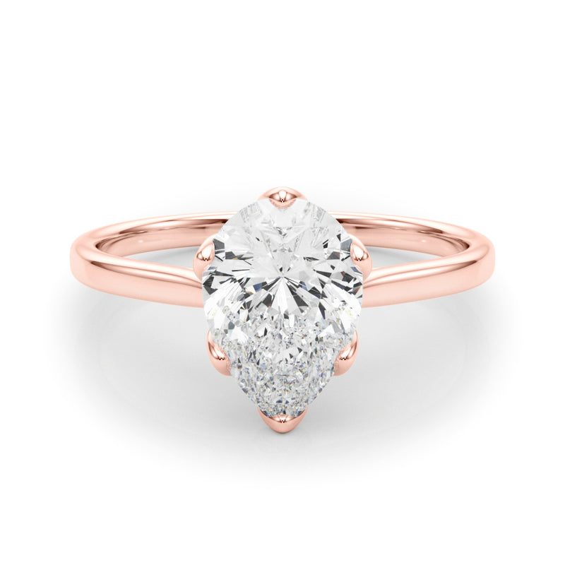 Solitaire Pear Shape Engagement Ring (85309)