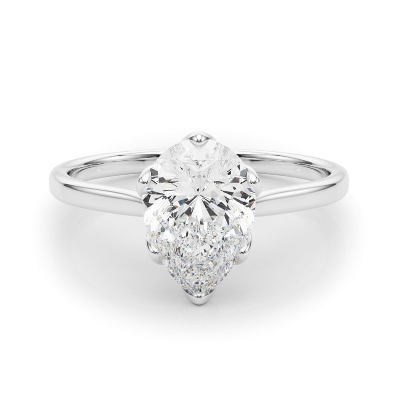 Solitaire Pear Shape Engagement Ring (85309)