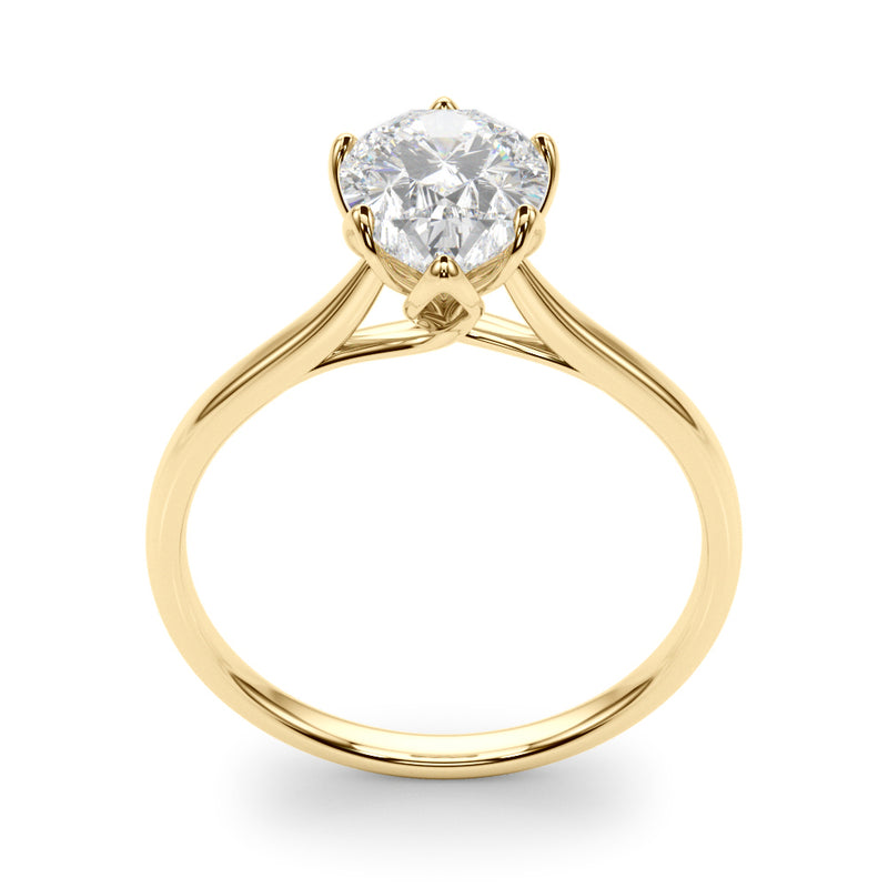 Solitaire Pear Shape Engagement Ring (85309)