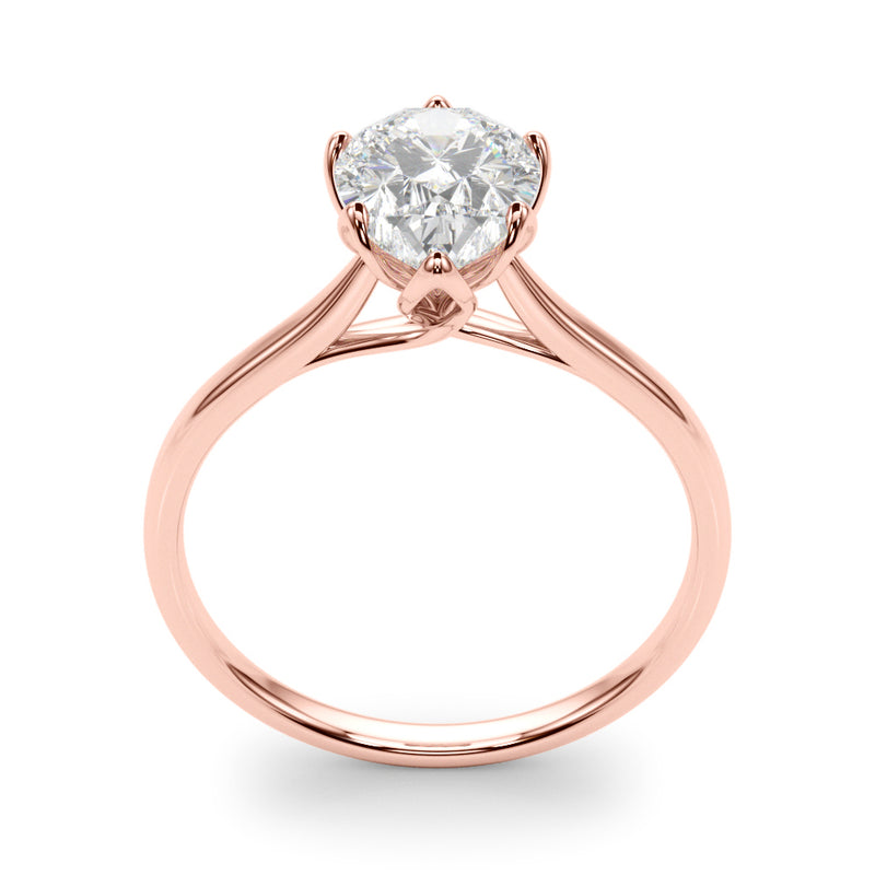 Solitaire Pear Shape Engagement Ring (85309)