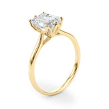 Solitaire Emerald Cut Engagement Ring (85310)