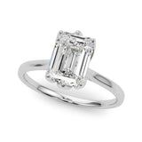 Solitaire Emerald Cut Engagement Ring (85310)