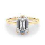 Solitaire Emerald Cut Engagement Ring (85310)