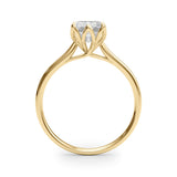 Solitaire Emerald Cut Engagement Ring (85310)